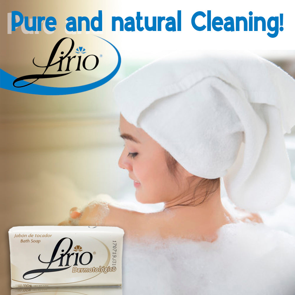 Lirio - Dermatologico Bar Soap 5.3 Ounces. Pack of 12