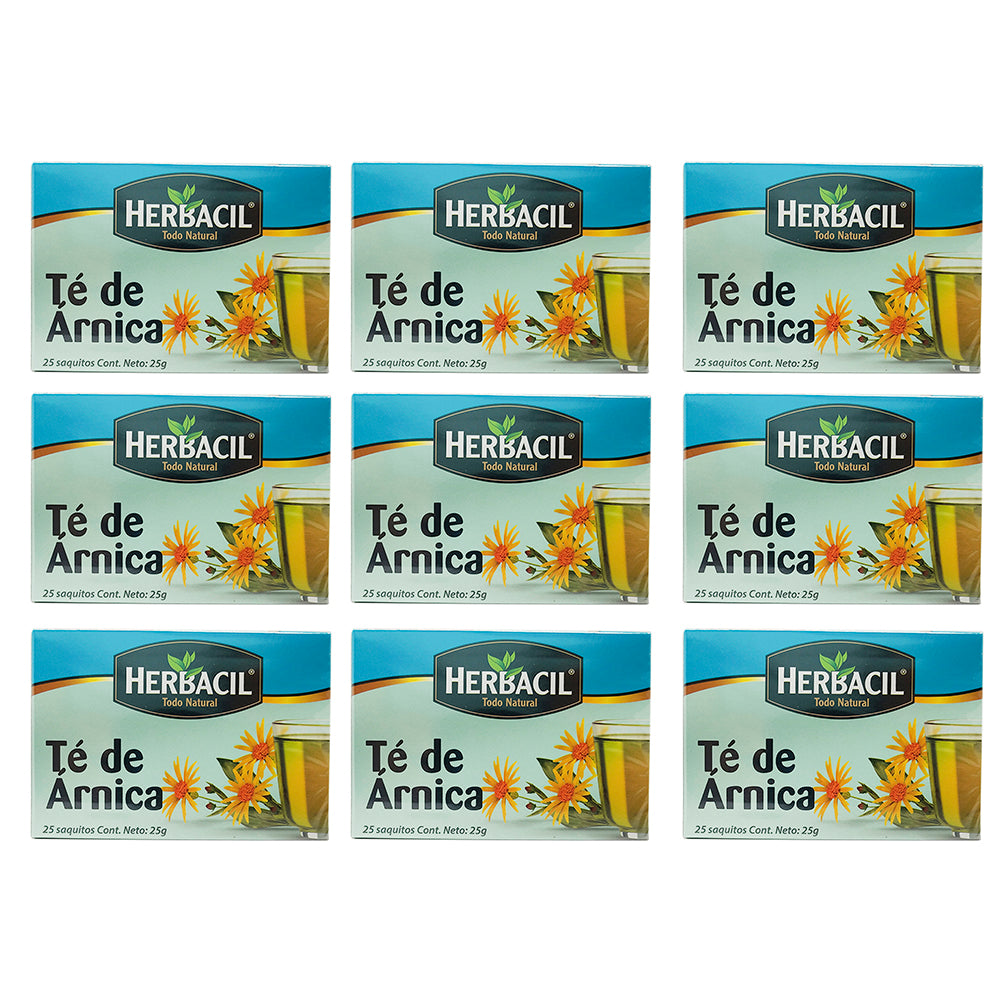 Herbacil Arnica Tea 25-Bags 0.88 Oz / 25 g (3). Pack of 3