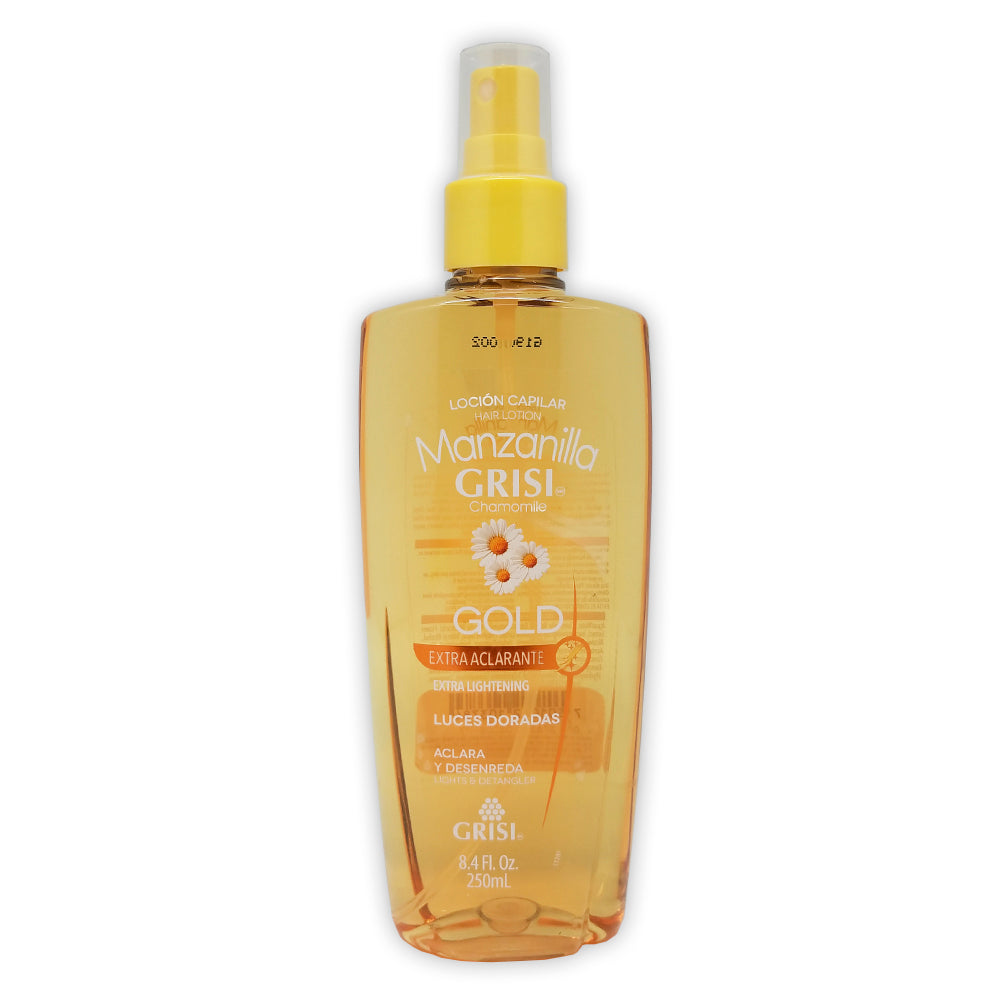 Grisi Manzanilla Chamomile Hair Lotion Gold 8.4 Fl oz (250mL) - Pack of 3