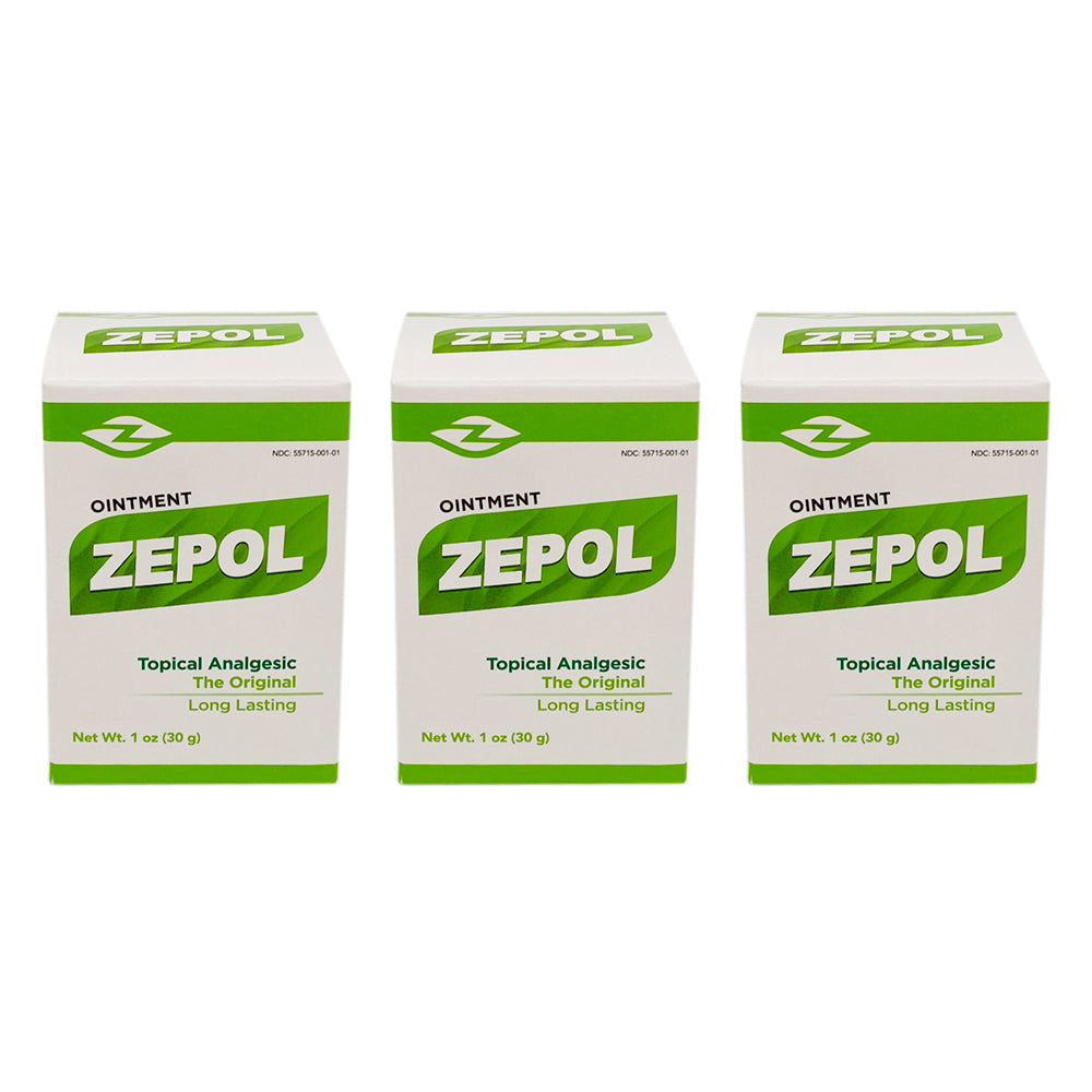 Zepol Topical Analgesic Original 1 Oz - Pack of 3