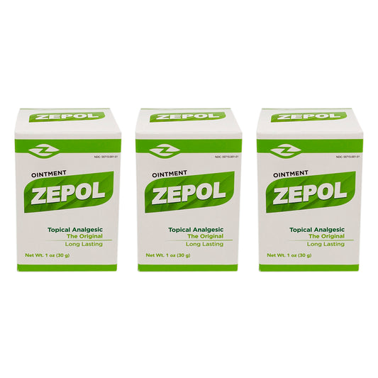 Zepol Topical Analgesic Original 1 Oz - Pack of 3