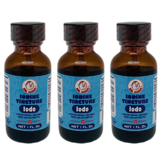 Dr Sana Iodine Tincture 1 Fl.Oz. Pack of 3