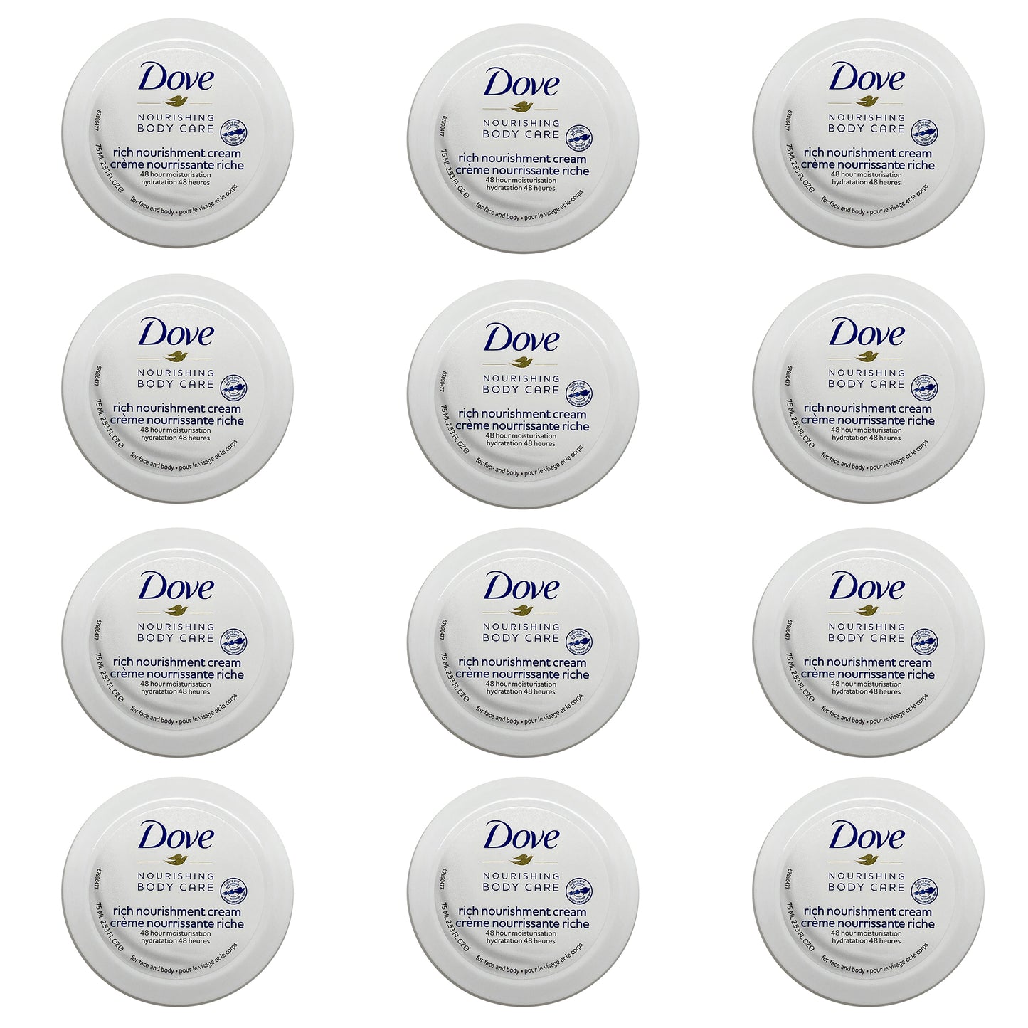 Dove Intensive Nourishing Cream Blue 2.53 FO