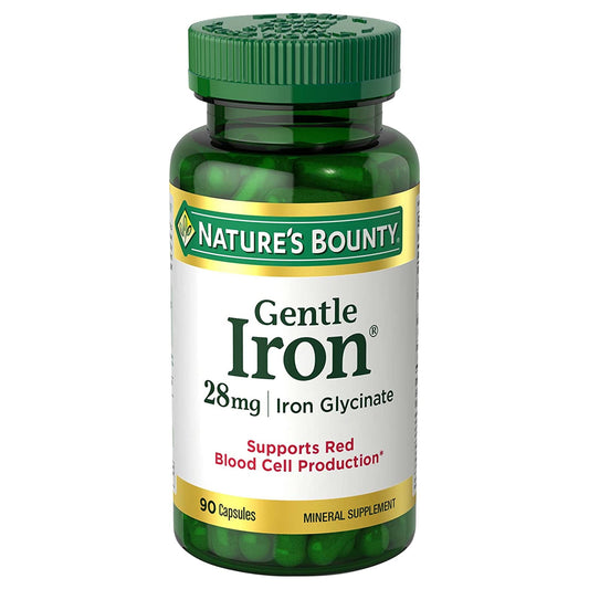 Natures Bounty #1603 Easy Iron 28MG 90CT