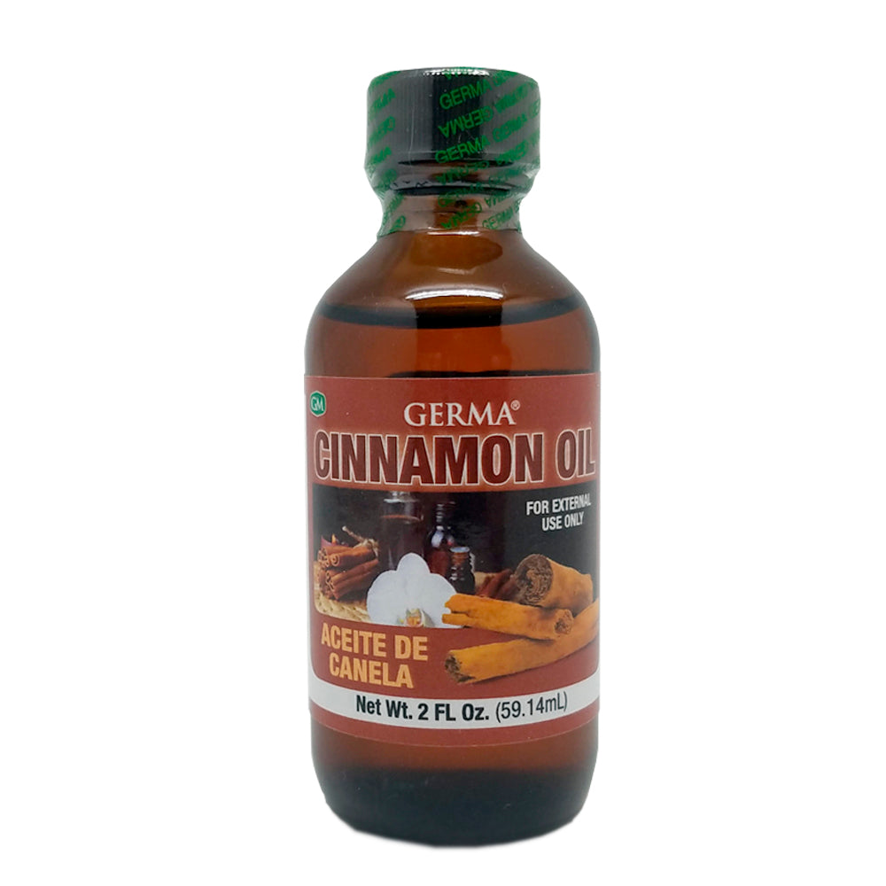 Germa Cinnamon Oil, Relaxing Aroma/Aceite de Canela, Aroma Relajante - 2oz - SotoDeals