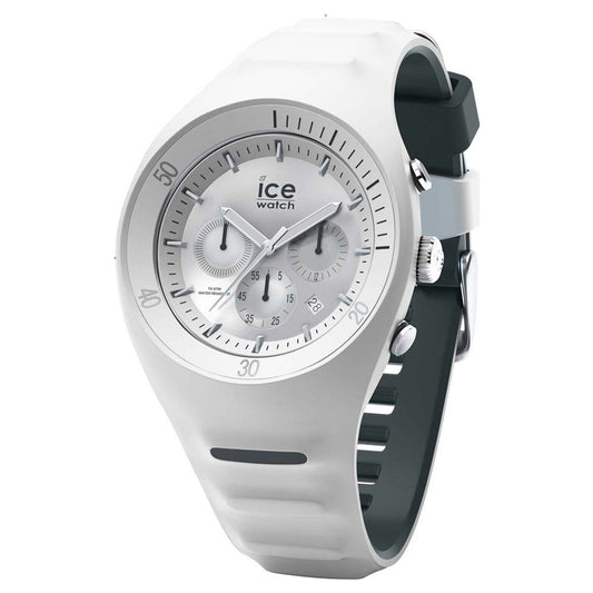 ICE Pierre Leclercq White Stainless Steel and Silicone Strap Men's Watch. 014943