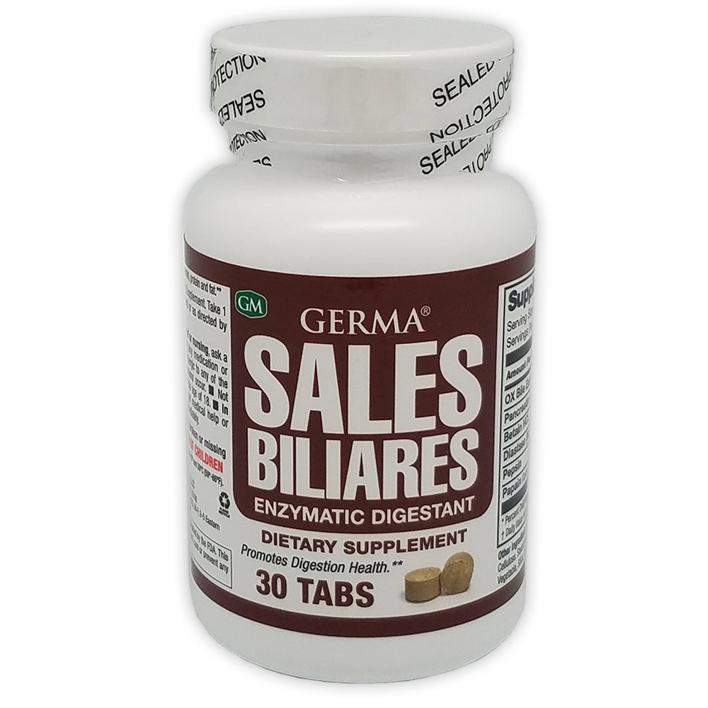 Germa Bile Salts / Sales Biliares 30 Tabs - SotoDeals