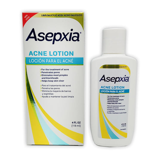 Asepxia Acne Lotion 4 Fl Oz / 118 mL.