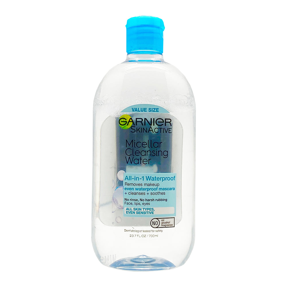 Garnier Micellar Cleansing Water. Oil Infused Makeup Remover. All in 1. 23.7 oz
