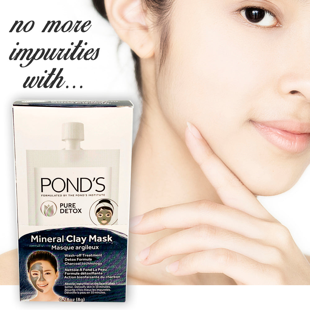 Ponds Charcoal Clay Mask 0.28 Ounce