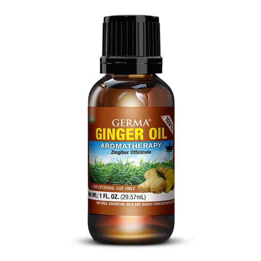 Germa Natural Ginger Oil Aromatherapy/Aceite de Gengibre Natural Aromaterapia1oz