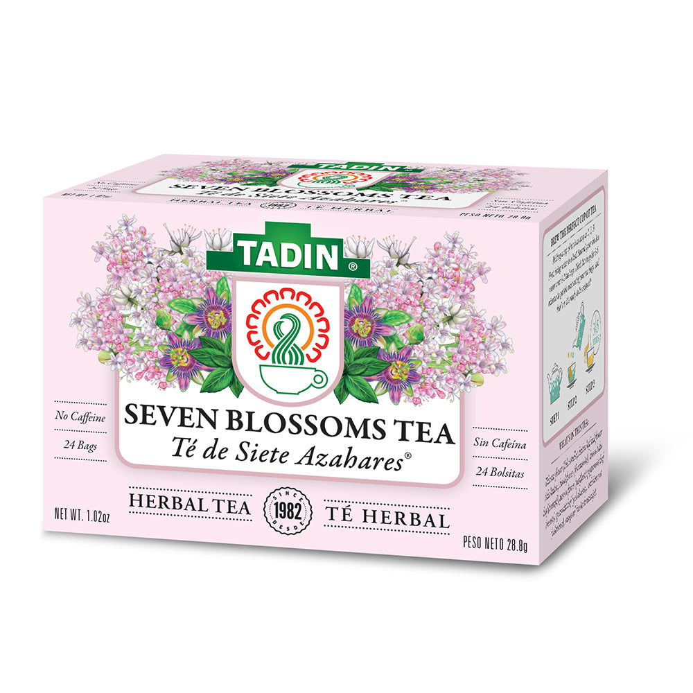 Tadin Tea Siete Azahares / Seven Blossoms. 24 Bags. 1.01 Oz