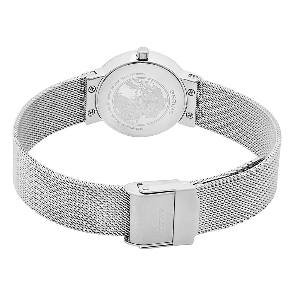 Bering Time Classic Silver Steel Case and Silver Dial Women's Watch 10126-000