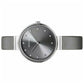 Bering Time Classic Silver Steel Case and Grey Strap Women's Watch. 12034-609