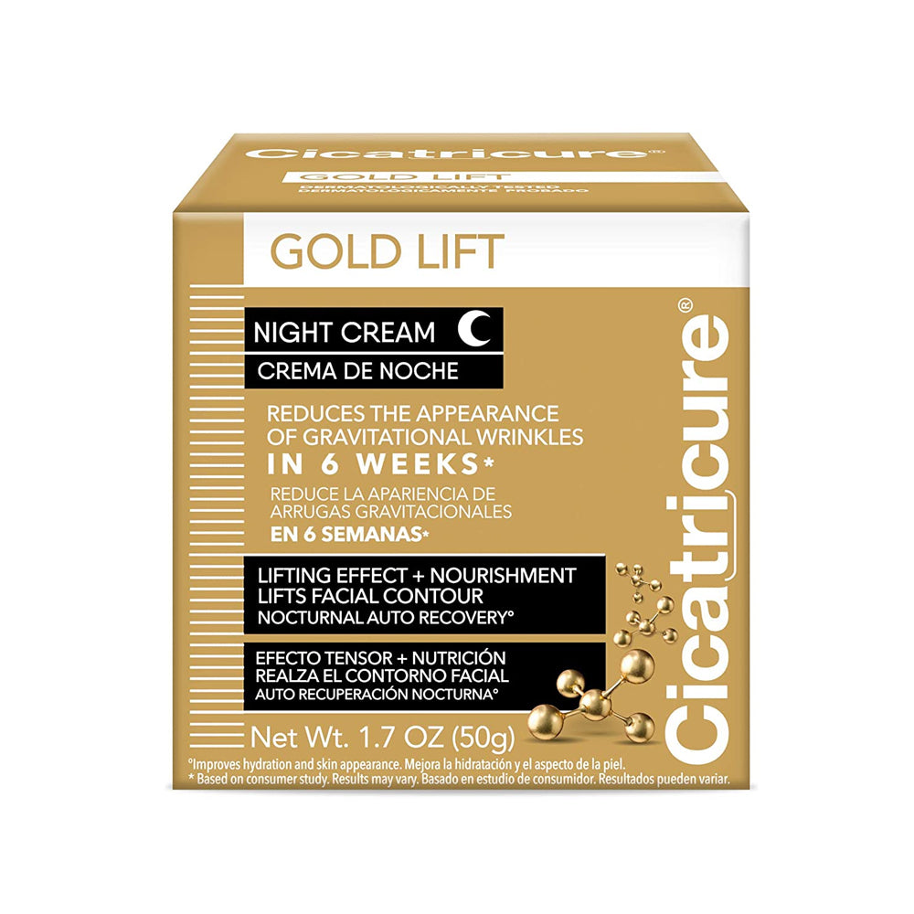 Cicatricure Gold Lift Night Cream. Anti Wrinkle Moisturizer. Face & Neck. 1.7 oz