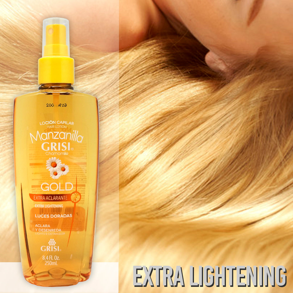 Grisi Manzanilla Chamomile Hair Lotion Gold 8.4 Fl oz (250mL) - SotoDeals