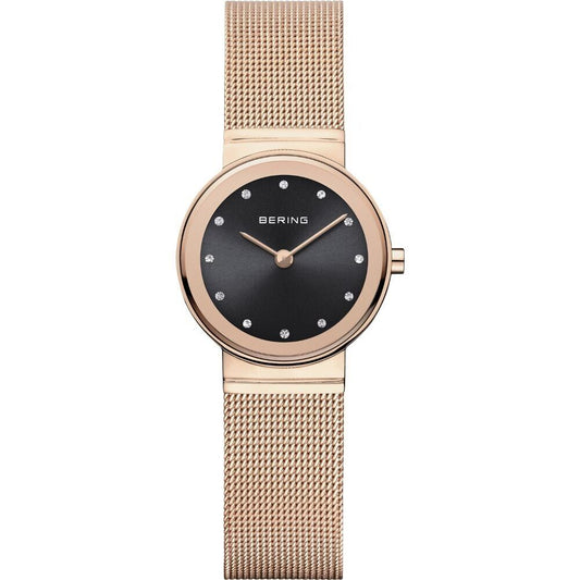 Bering Time Classic Rose Gold Steel with Milanese Strap Women's Watch. 10126-362