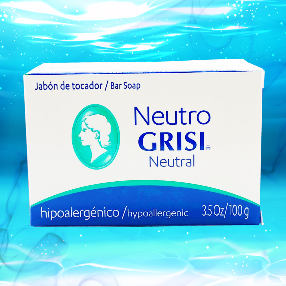 GRISI Neutral Hypoallergenic Bar Soap - Jabon Neutro Hipoalergenico - 3.5oz