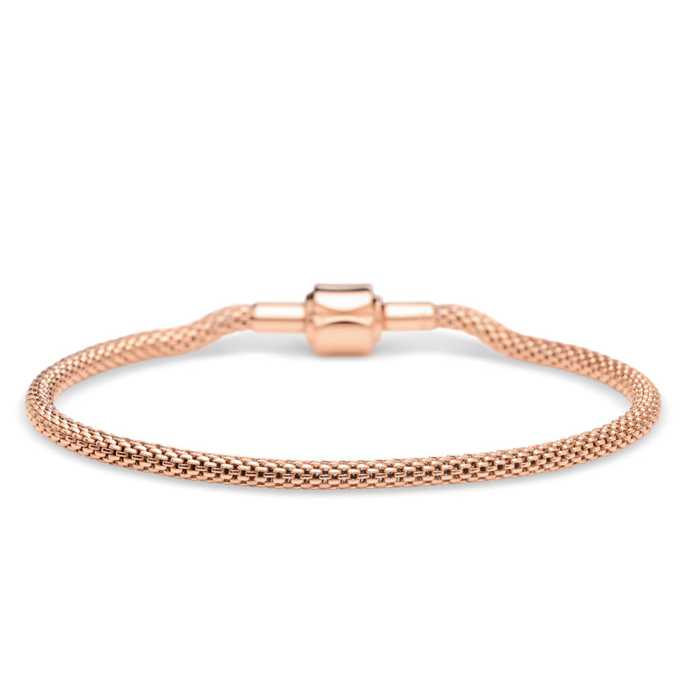 Bering Artic Symphony Collection Mesh 190mm Bracelet Rosegold 613-30-190