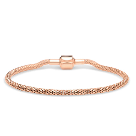 Bering Artic Symphony Collection Mesh 190mm Bracelet Rosegold 613-30-190