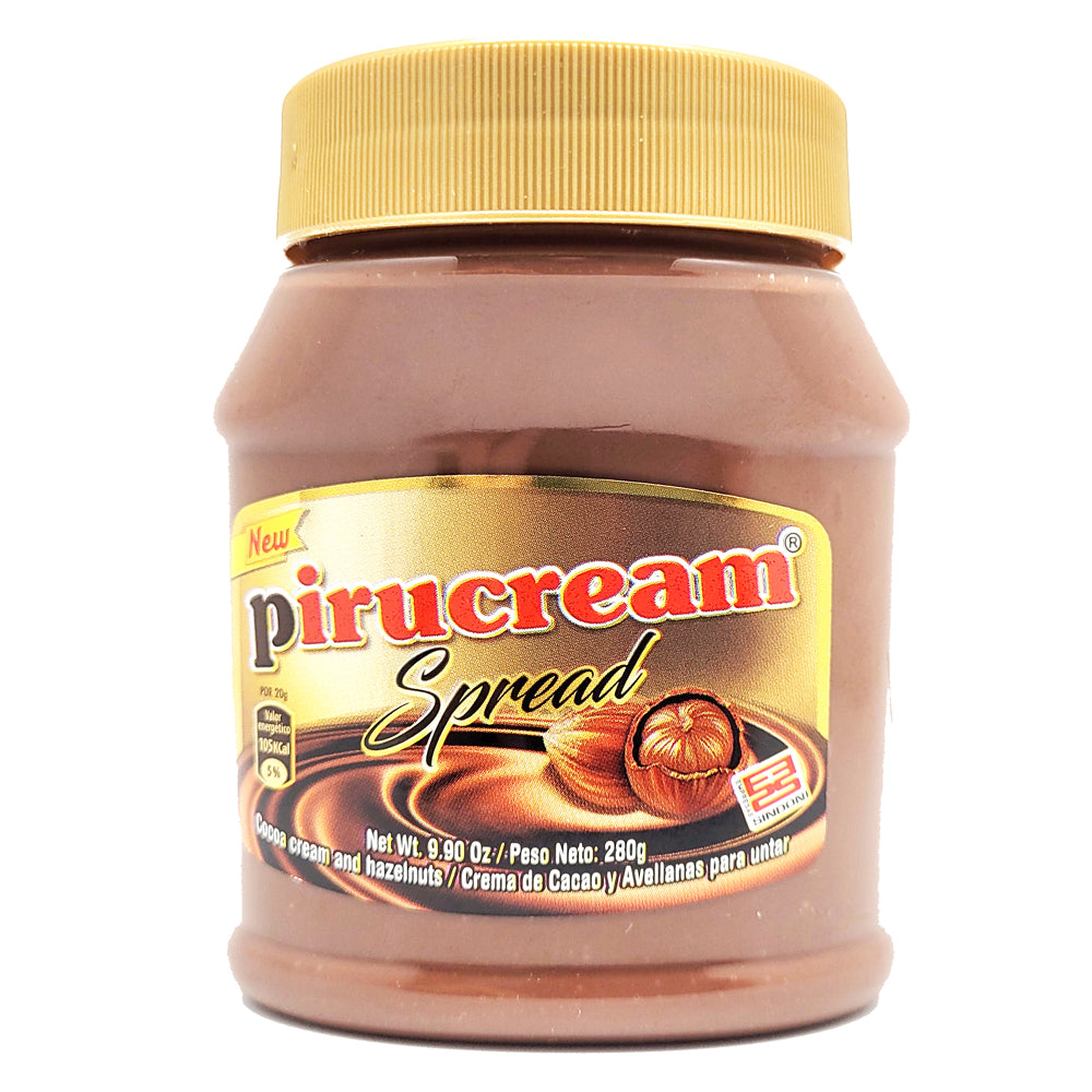 Pirucream Chocolate and Hazelnut Spread Pet 9.9 Oz