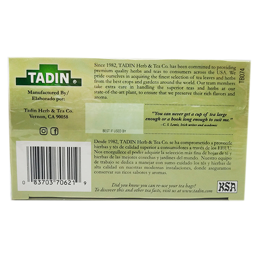 Tadin Sábila W Nopal Tea 1.52 oz / 43.2 g, 24 Bags - SotoDeals