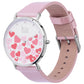 ICE City White Stainless Steel Case & Pink Leather Strap Women's Watch. 013373