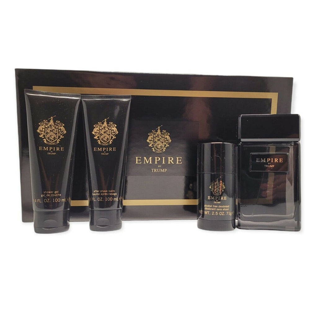 Empire by Trump Gift Set. After Shave, Deodorant, Shower Gel and Eau de Toilette