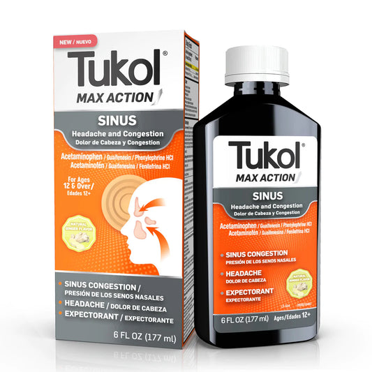 Tukol Max Action Sinus Liquid 6 oz