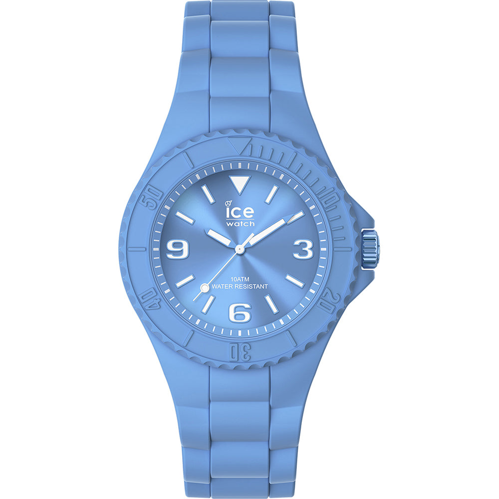 ICE Generation Blue Stainless Steel Case and Silicone Strap Unisex Watch. 019146