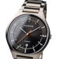 Bering Time Titanium Brushed Silver Titanium Case Grey Dial Men Watch 11739-772