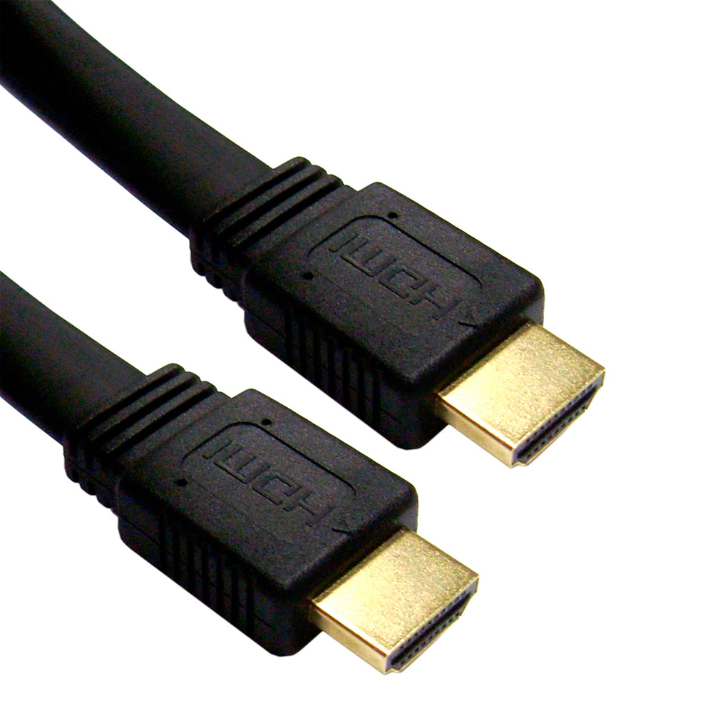 Axxis Hdmi Flat Cable - Gold Plate - 6 feet - 2 meters