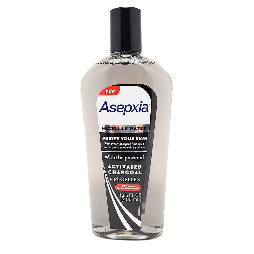 Asepxia Baking Soda Micellar Water. Skin Cleanser and Makeup Remover. 13.5 fl.oz