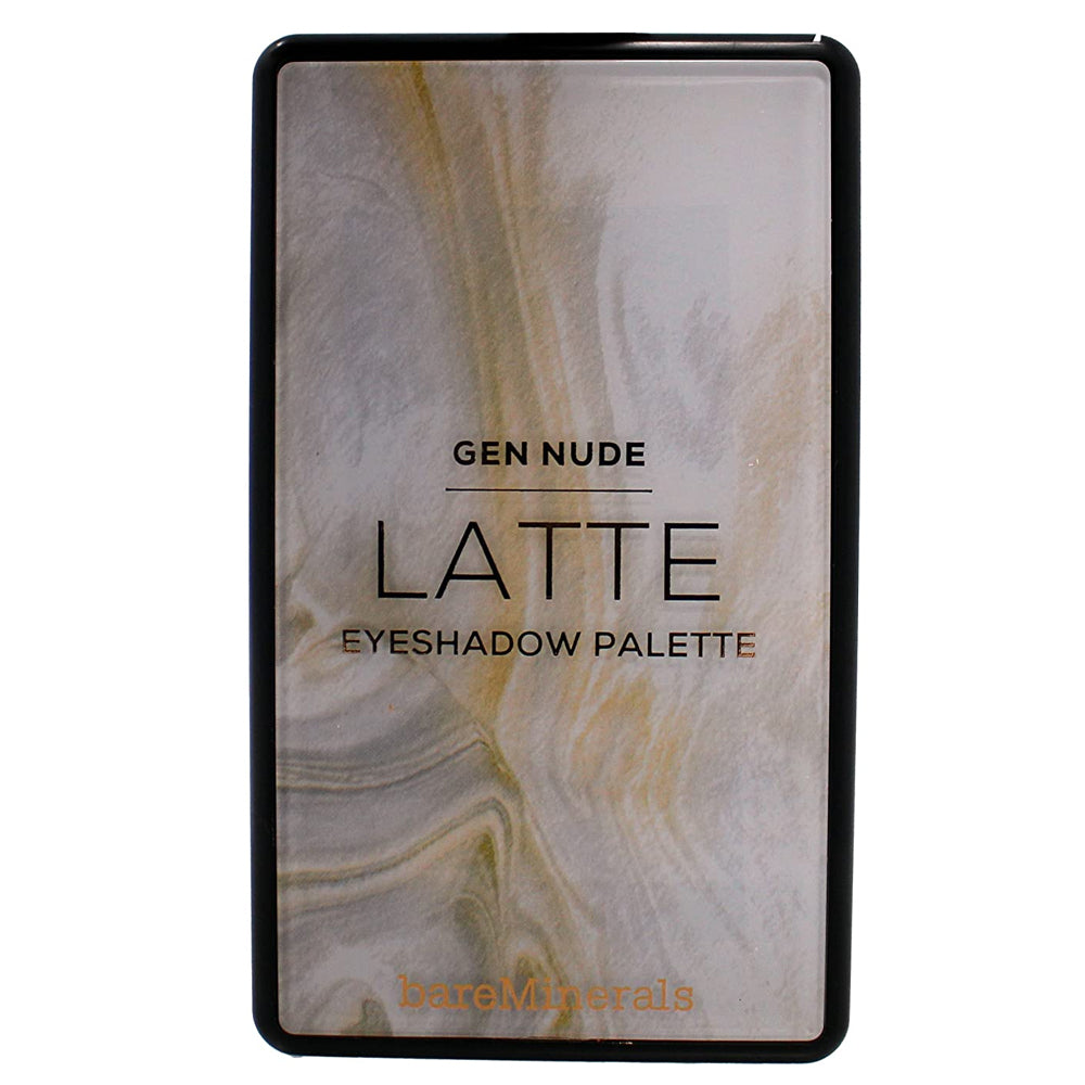 BareMinerals Gen Nude Latte Eyeshadow Palette. Satin, Metallic & Matte. 6 Colors