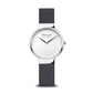 Bering Time Max René Stainless Steel Case & White Dial Women's Watch. 15531-400