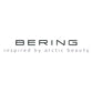 Bering Time Classic Silver Steel & Black Leather Strap Women's Watch. 13328-402