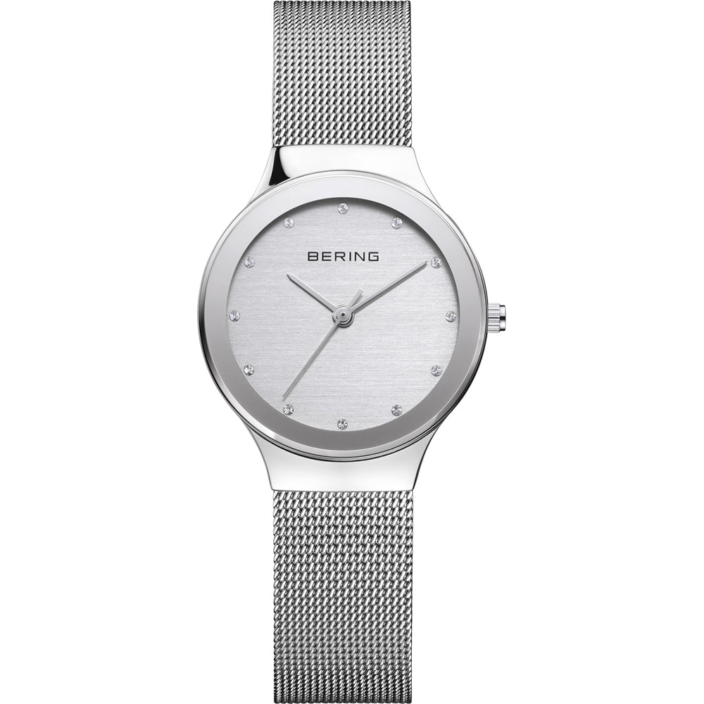 Bering Time Classic Collection, Stainless Steel Women's Watch Silver 12929-000