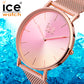 ICE City Sunset Rose Gold Stainless Steel & Milanese Strap Women's Watch. 016025