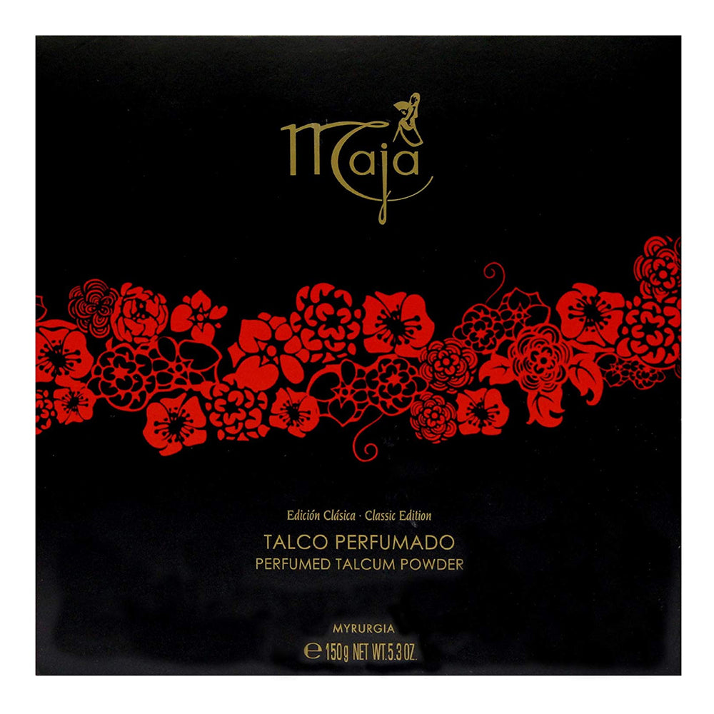 Maja Classic Perfumed Talcum Powder. Fresh & Delicate. With Powder Case. 5.3 oz - SotoDeals