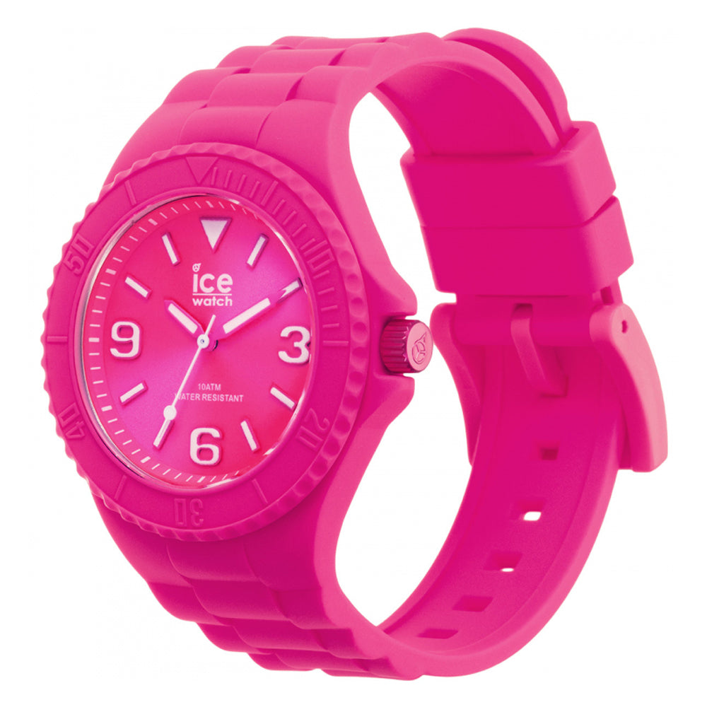 ICE Generation Pink Stainless Steel Case with Pink Dial Unisex Watch. 019163
