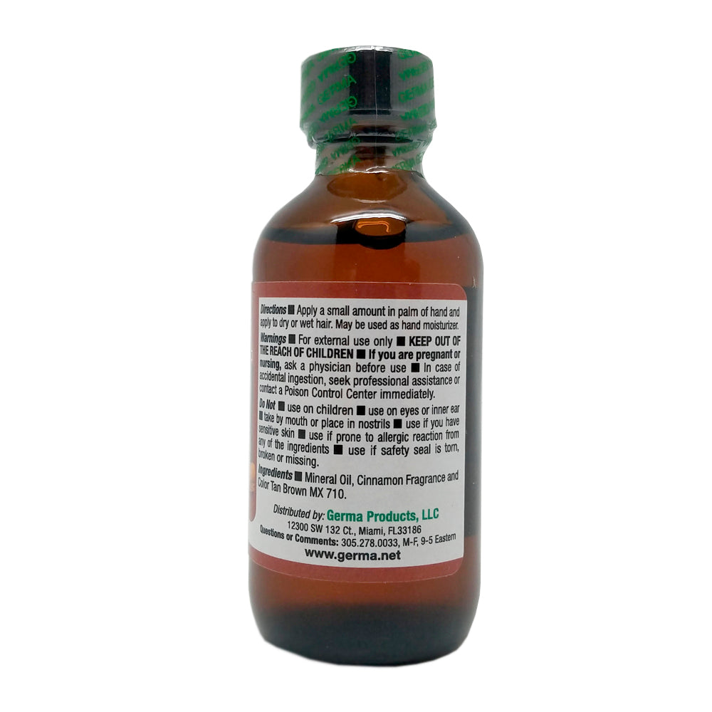 Germa Cinnamon Oil, Relaxing Aroma/Aceite de Canela, Aroma Relajante - 2oz - SotoDeals
