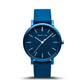 Bering Time True Aurora Collection Mat Blue Aluminium Case with Blue Silicone Mesh Strap and Blue Dial Women's Watch. 16934-799.