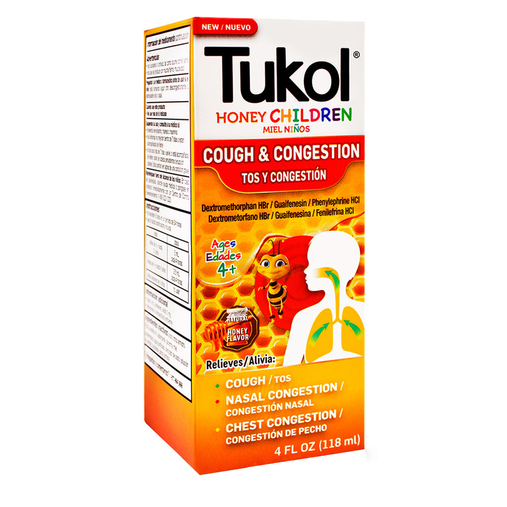 Tukol Syrup Honey Children. 4 fl oz