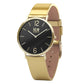 ICE City Sparkling Gold Stainless Steel and Leather Strap Women's Watch. 015084 EXTRA SMALL 2H
