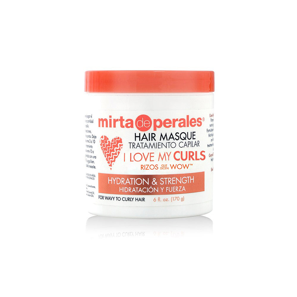 Mirta de Perales Love My Curls Hair Masque. With Coconut Oil & Shea Butter. 6 oz