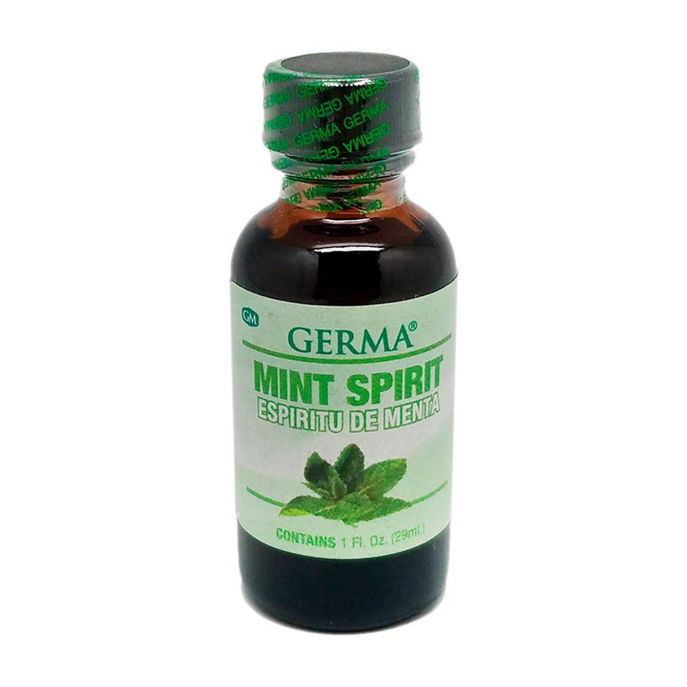 Germa Mint Spirit,Herbal Remedy/Espiritu de Menta, Remedio Herbal 1oz - SotoDeals