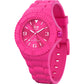 ICE Generation Pink Stainless Steel Case with Pink Dial Unisex Watch. 019163