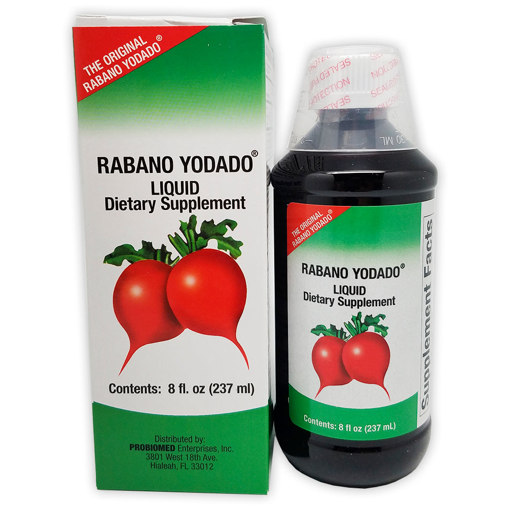 Rabano Yodado Liquid Dietary Supplement, 8 Fl Oz / 237 ml. - SotoDeals