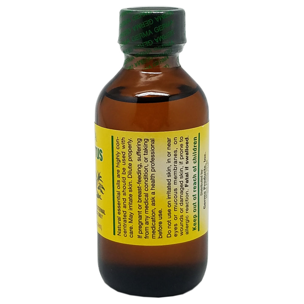 Germa Eucalyptus Oil Natural Emollient/Aceite de Eucalipto Emoliente Natural 2oz - SotoDeals