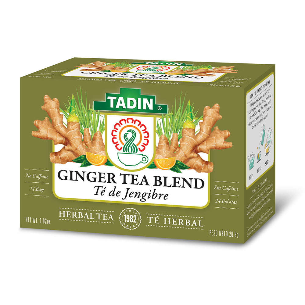 Tadin Tea Gengibre / Ginger. 24 Bags. 1.02 Oz